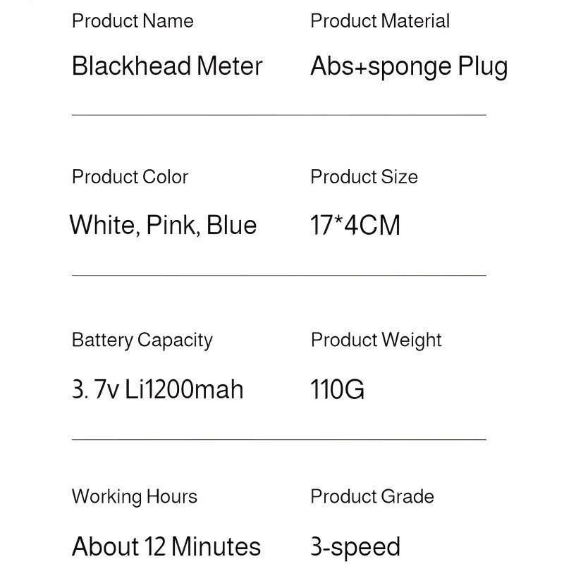 อุปกรณ์ความงามกําจัดสิวหัวดําดูดสตรีไม่ทําลายรูขุมขนอุปกรณ์ดูดสิวหัวดําไฟฟ้าแบบชาร์จไฟได้