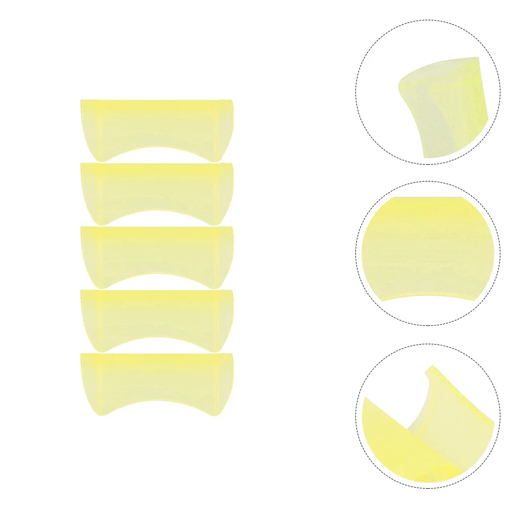 

5Pcs Flute Covers Strong Plastic Light Weight Easy Assembly Protects Against Damage Creative Flute Accessories