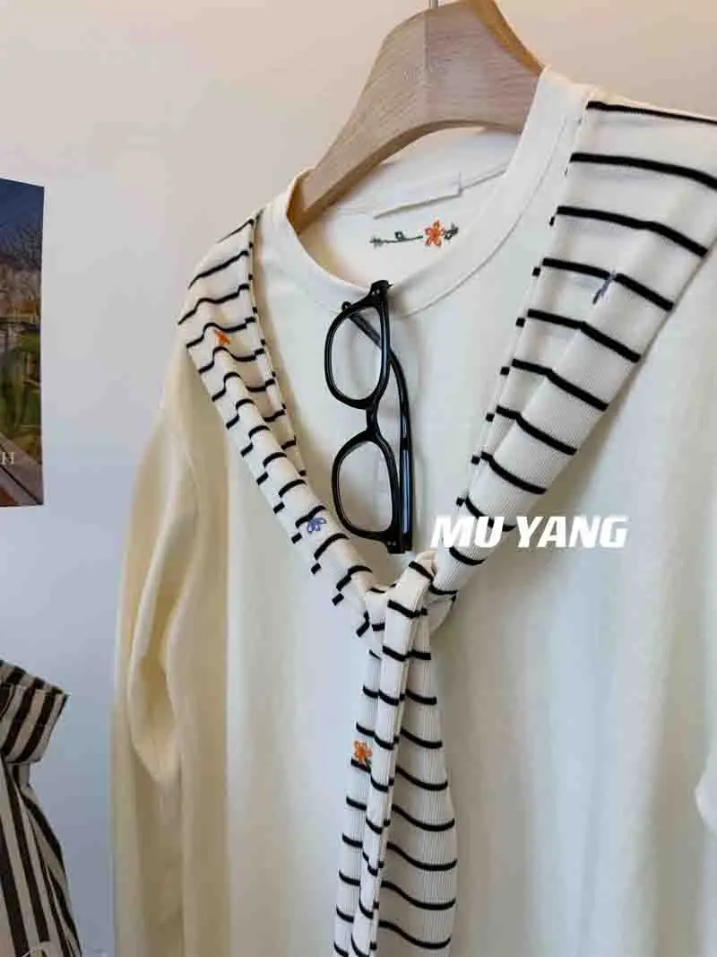 여성용 긴팔 티셔츠 면 겨울 벨벳 하이넥 리브드 방축성 도시 텍스처 세탁 가능 클린핏 오피스