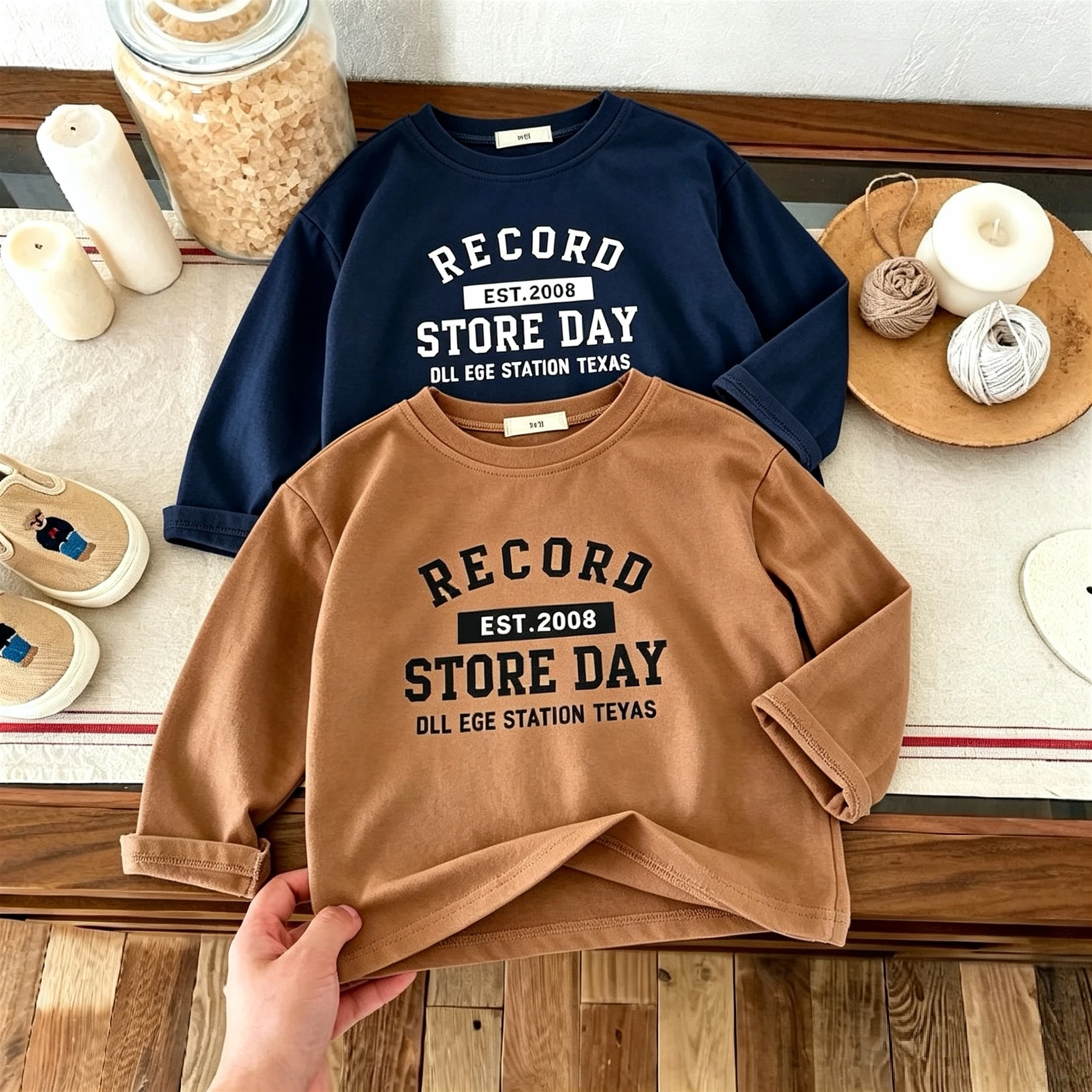 Print Letters Long Sleeve T-shirt For Children's Clothes Spring Fall New Style Fashion Kids Bottoming Shirt Casual O-neck Blouse