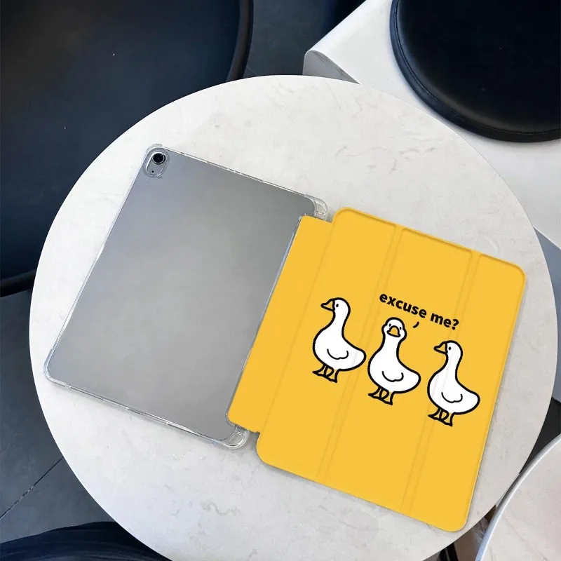 Duckling Smart Stand Case Cover for Case Ipad 10th Generation Ipad 9 Generation Case Ipad Pro 11 Cases 2021 10.2 7th 8th 9th Gen