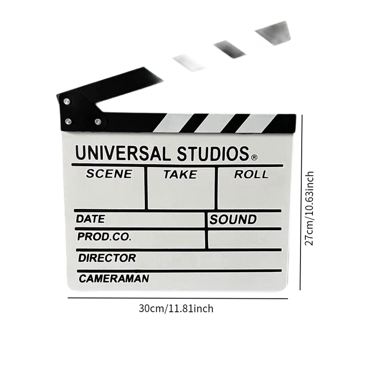 Movie Film Clap Board Wood TV Clapper Board Ornament Studio Video Hanging