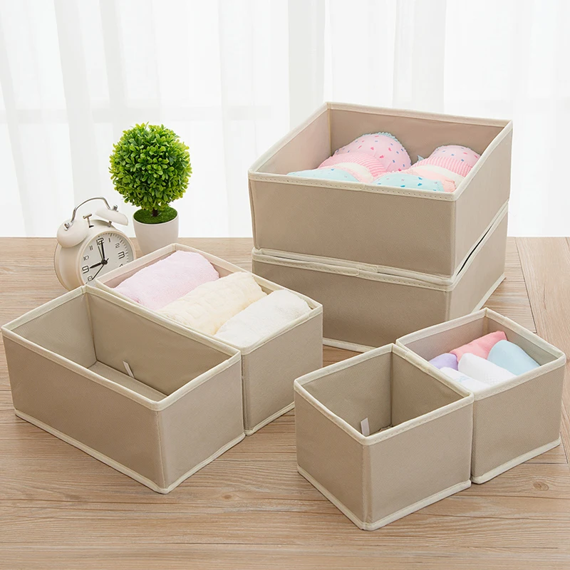 Underwear Bra Socks Cabinet Drawer Organizer T-Shirt Storage Basket Wardrobe Storage Organizers Clothes Organizer Storage Box