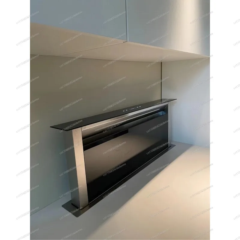 Electric Pure White Downdraft Hood For Home And Hotel Use
