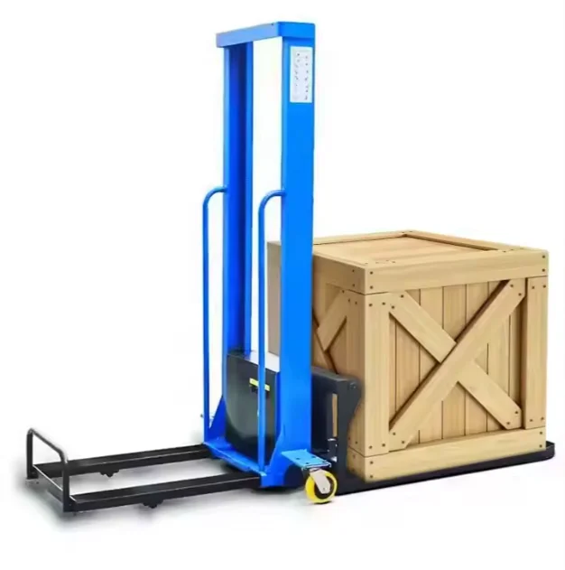 

New Condition Semi-Electric Manual Truck Pallet Stacker with Forklift Installation Portable Forklift Following