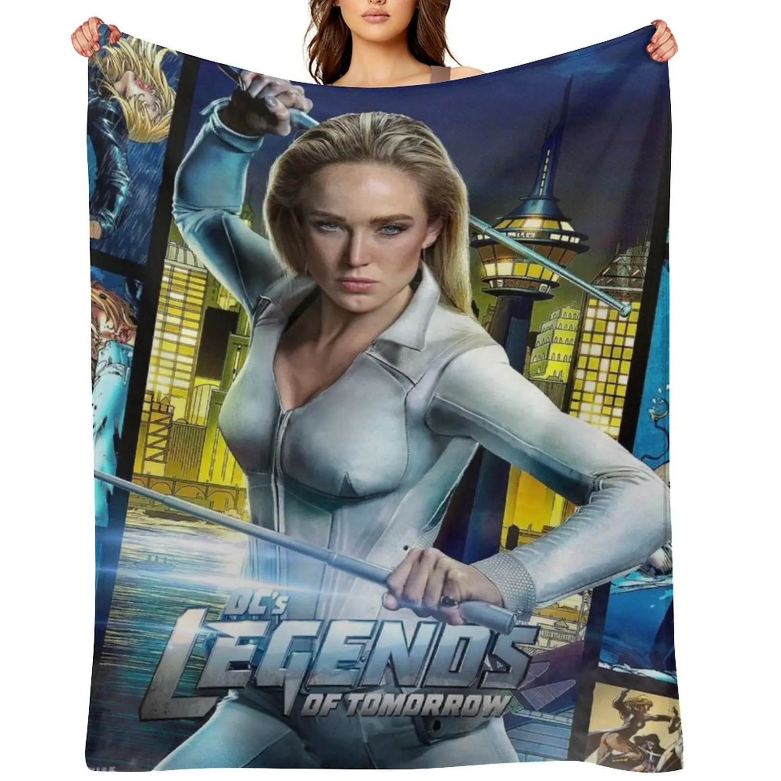 

White Canary Poster Throw Blanket Weighted Decorative Throw anime Plaid Blankets