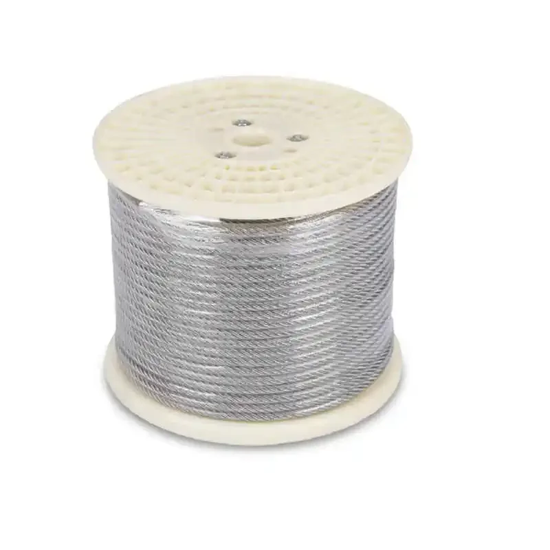 316 Stainless Steel Waterproof Soft Steel Wire Rope Diameter 0.8~4mm Multipurpose Non Rusting Sturdy Metal Cable Line