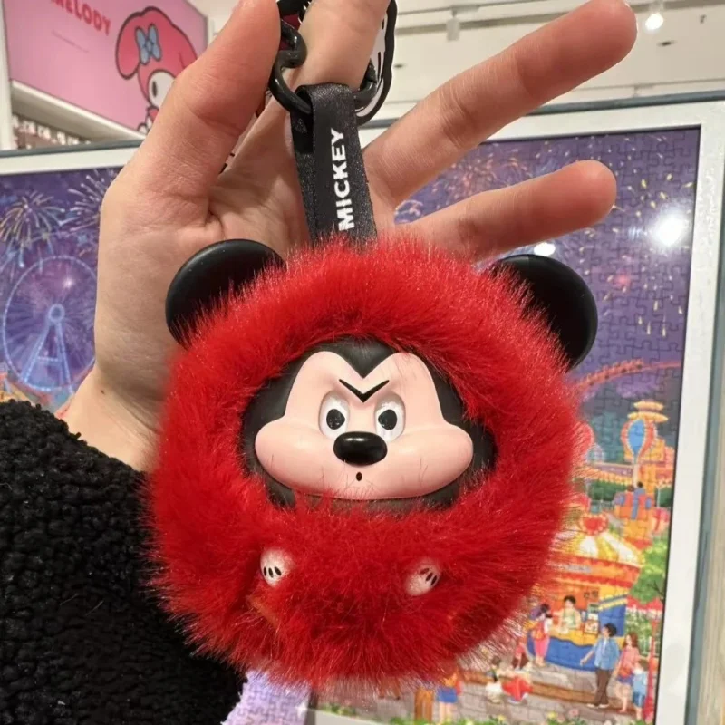 ของแท้ Miniso Mickey Fun Crash Series กล่องตาบอดจี้การ์ตูน Mickey ตุ๊กตาไวนิลน่ารักกระเป๋าจี้ Mystery กล่องของเล่นเด็กของขวัญ