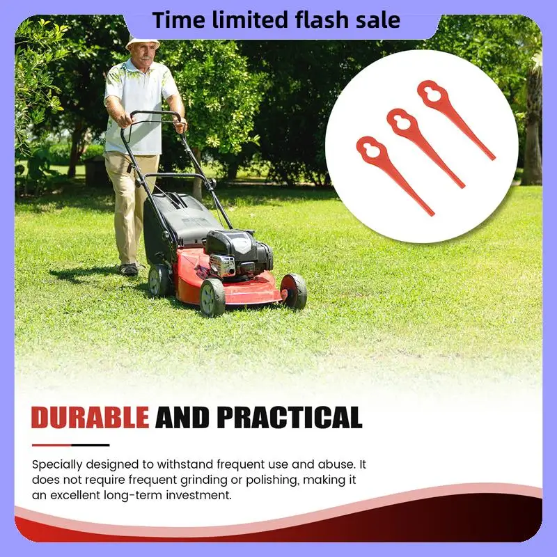 

A40T 100PCS Lawnmower Blades Mowing Machine Blades Spare Parts Grass Cutting Blades Lawn Garden Power Tool Accessories