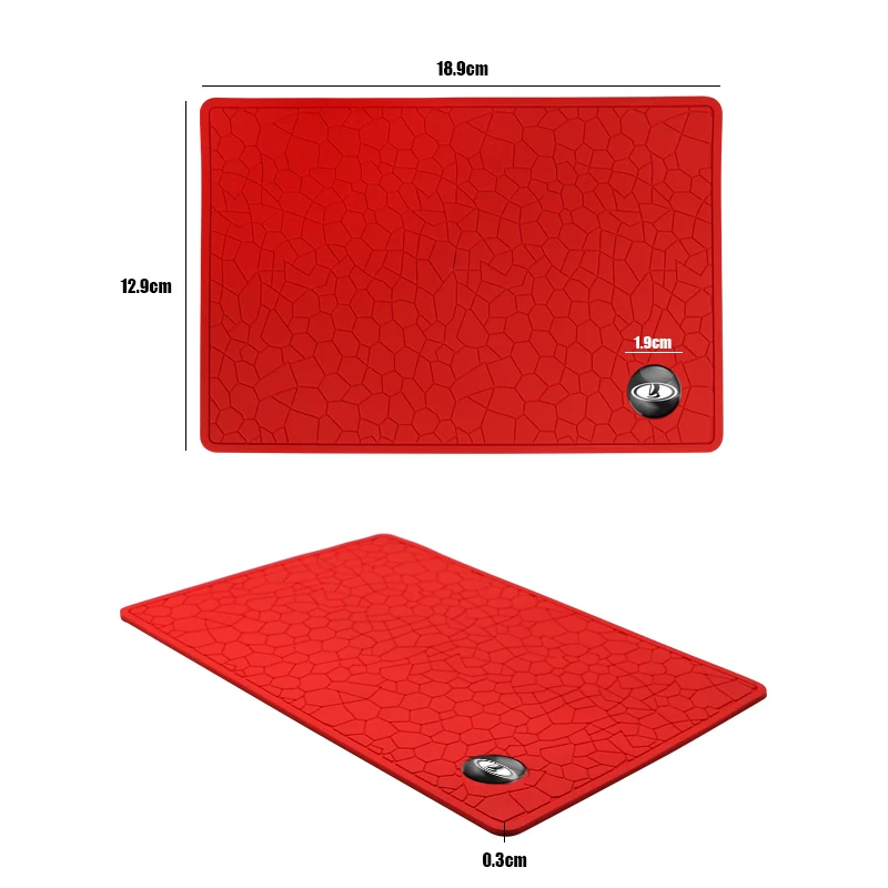 PVC Car Non Slip Mat Dashboard Phone Anti Gel Pad For Lada Niva Vesta Samara Granta Kalina Largus Priora Xray