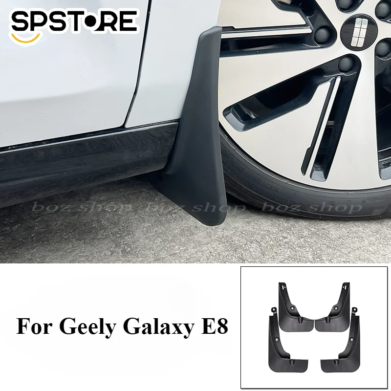 For Geely Galaxy E8 Car Fender Special Thickened And Widened Boutique Accessories Mud Fender And Anti-dirty Plate Accessories