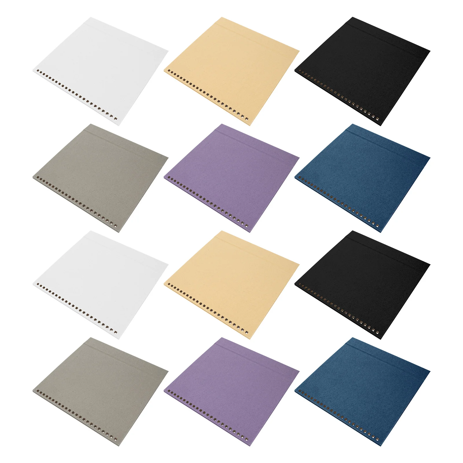 

10pcs Desktop Calendar Base Iridescent Paper Diy Accessory Multi-Purpose Desk Calendar Making Supply Stable Shelf For Craft