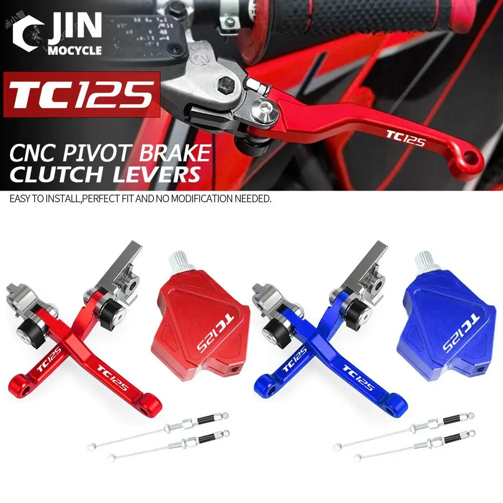 

CNC Brake Clutch Levers Stunt Clutch Pull Cable Lever Easy System For HUSQVARNA TC125 TC 2014 2015 2016 2017 2018 2019 2020 2021