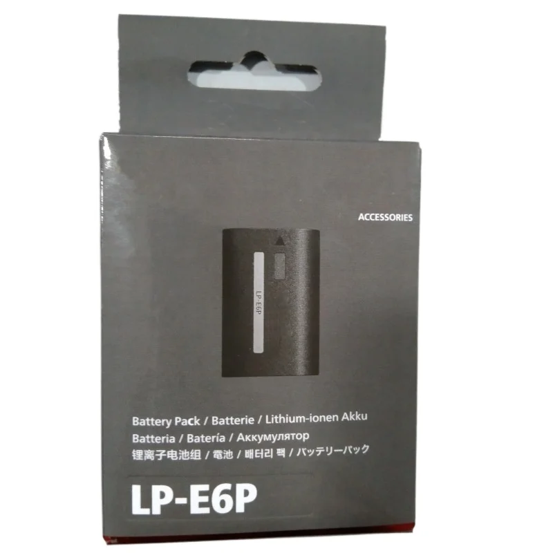 2130mAh LP-E6P Camera Battery Fully Decoded Large Capacity Lithium Battery Suitable for R5R6R7 and Other Digital SLR Cameras E6P