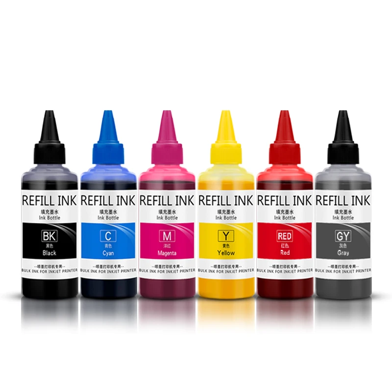 100ml x 6PC Sublimation Ink 6 Bottles For Epson XP-15000 XP15000 312XL 314XL Expression Photo HD XP-15000 XP-15010 15080 Printer