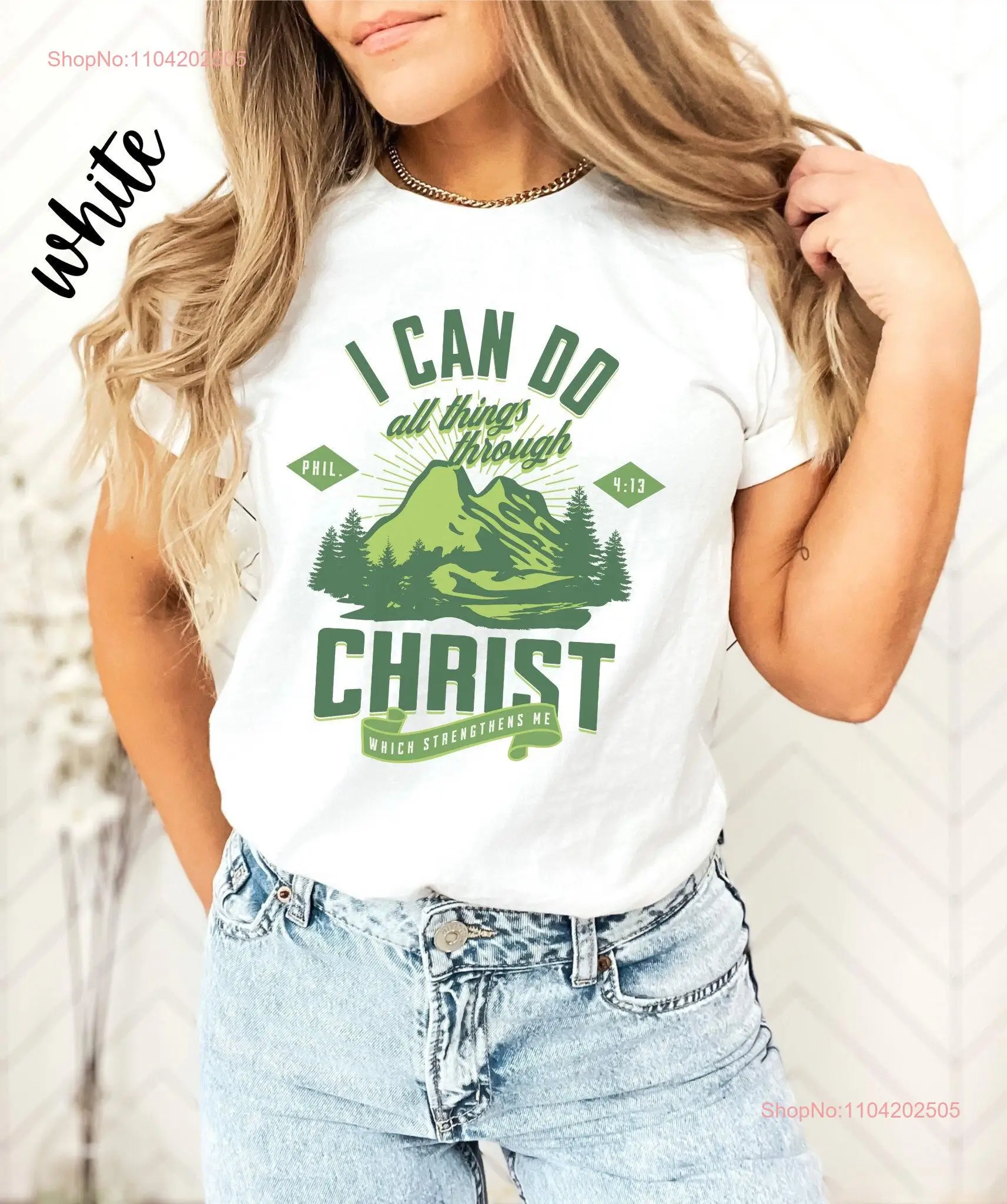 I Can Do All Things Through Christ T Shirt 2023 LDS Youth Theme Missionary Inspirational Bible Verse Baptism