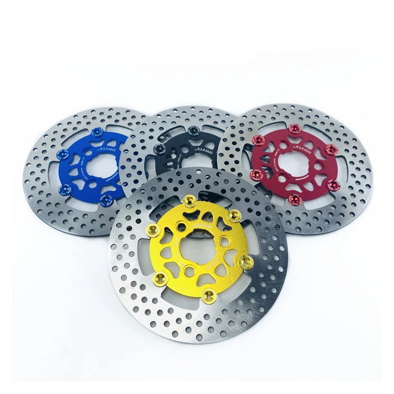 220mm Motorcycle Brake Disc Floating Disc Rotor Caliper Universal Scooter Tuning Parts Front and Rear Disc Brake Discs