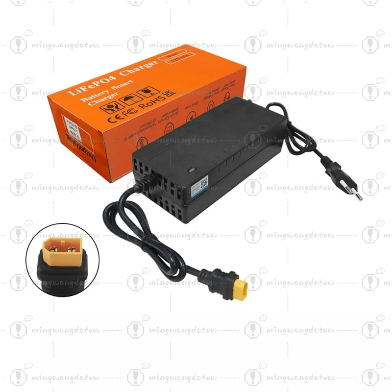 14.6V 10A LiFePO4 Battery Charger with XT60 Connector Fast Charging Safe & Durable