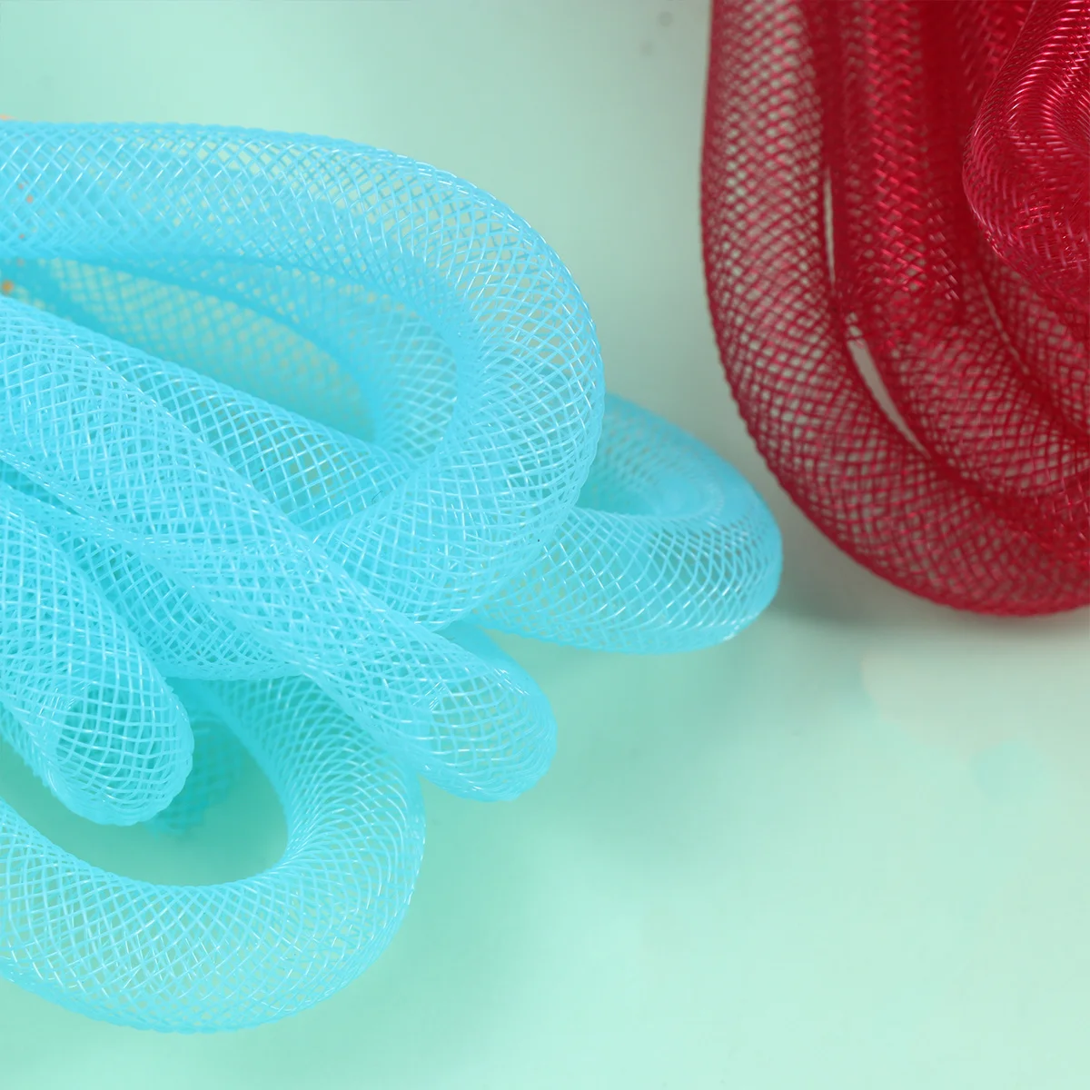 8Mm Elastic Mesh Tube Cord For Diy Hair Accessories Craft Supplies Nylon Yarn Rope Bracelet Ankle Chain Making Braid Tube