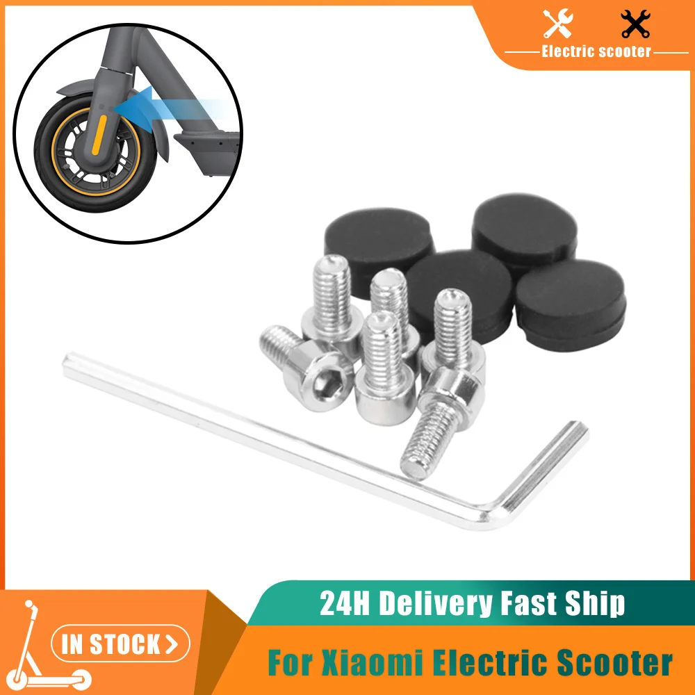 Front Fork Rubber Plug Cover Screws For Segway Ninebot Max G30 G30D Electric Scooter Wheel Protection Shell Parts Accessories