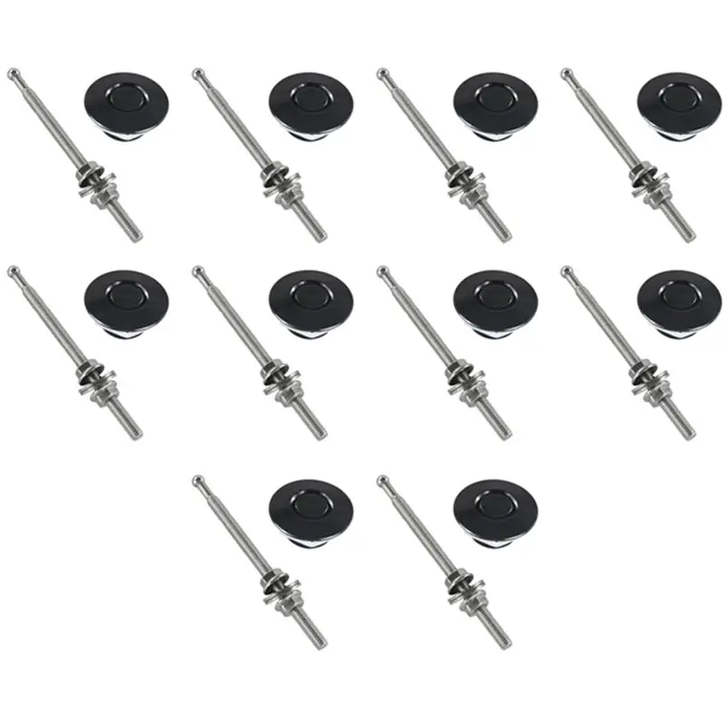 

AU16-Quick Release Latch License Plate Lock Clip 1.25 Inch Diameter Car Hood Pins Lock Clip For Bumper Hood License 4 Inch