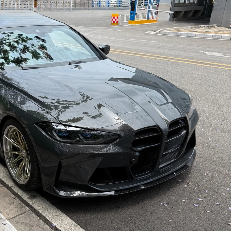 High Quality Dry Carbon Fiber Black ALP Style Front Bumper Grille With Acc For M3 M4 G80 G82 G83
