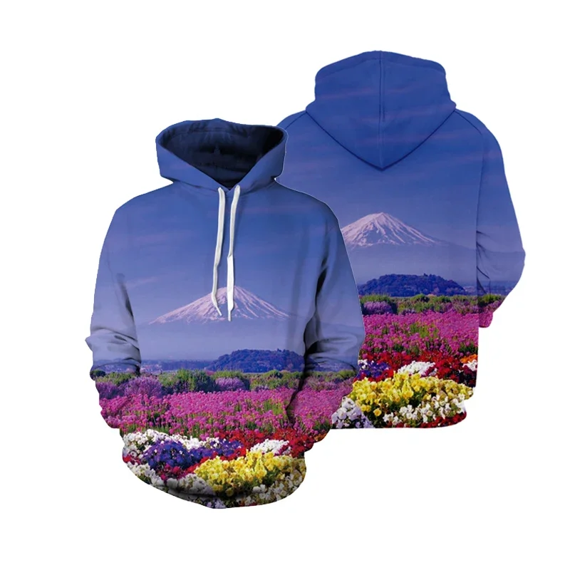 Spring And Autumn New 3D Printing Fresh Straw Hoodie Casual Comfortable Sweater Maple Leaf Hoodie Men's And Women's Long Sleeve