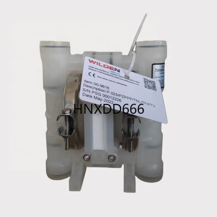 

China Wholesale Mini Water Pump WILDEN P.025/PZPPP/TNL/TF/PTV Diaphragm Pumps with Quality PTFE Membrane