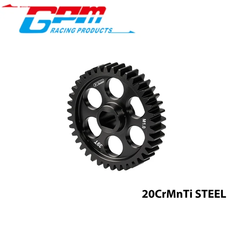 GPM MAKX039TS 20CrMnTi Steel Spur Gear 39T / 43T / 47T (M1.0) For ARRMA 1/5 Kraton / Outcast 8S EXB RC Upgrade