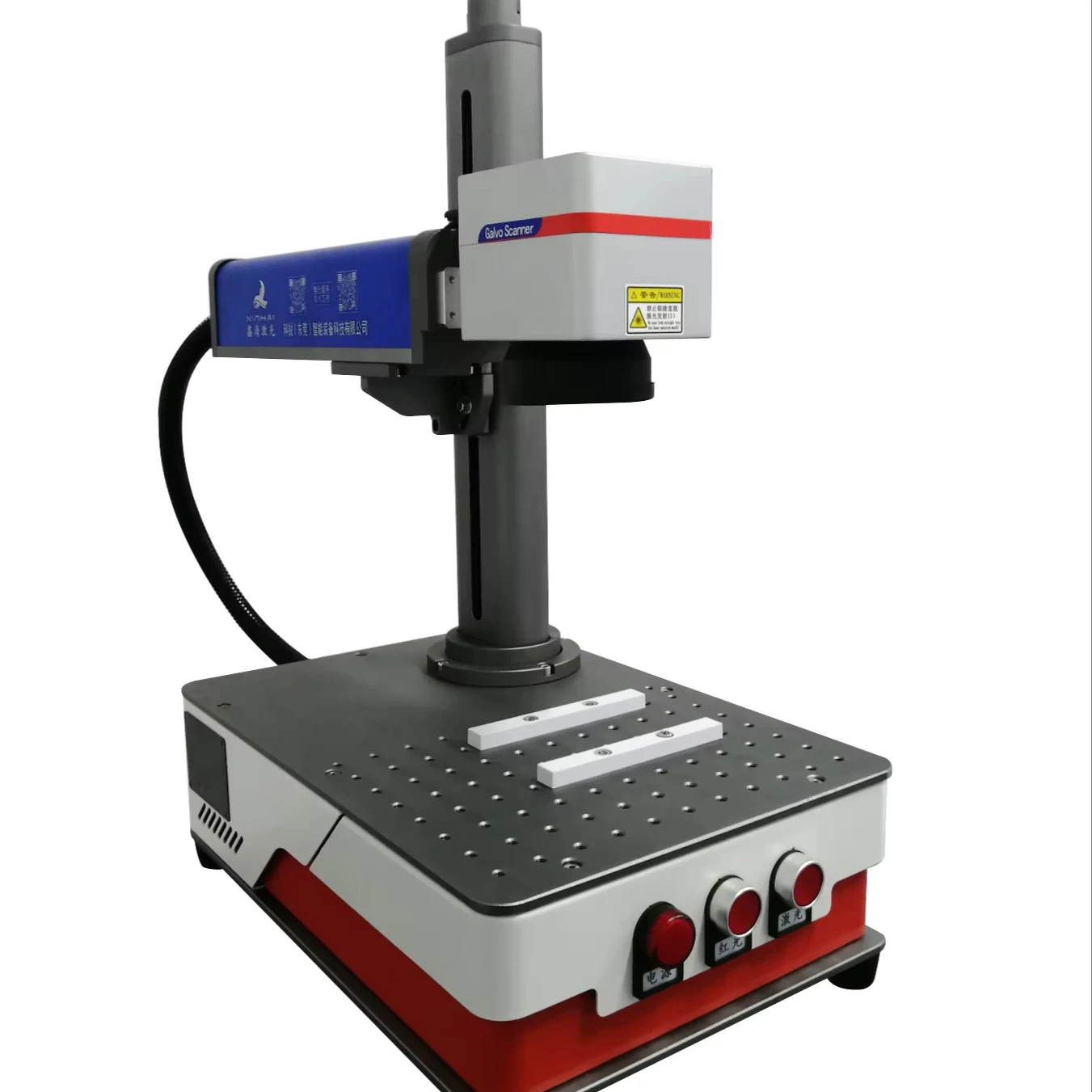 New 20W 30W 50W Raycus Fiber Laser CNC Marking Machine Air Cooled Easy Operation Supports LAS DXF BMP AI Format
