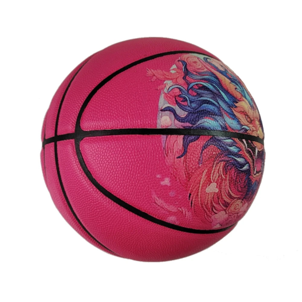 Size7 PU Material New Product Drawing High-Quality Rubber Basketball Team Sports Training Basketball