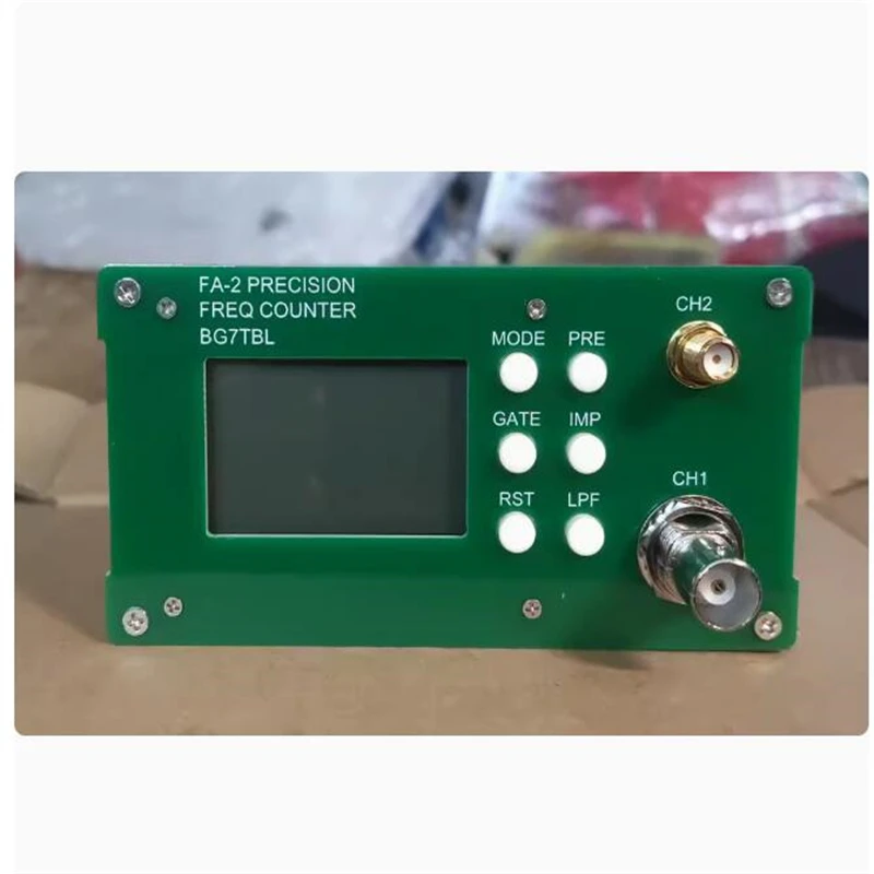 Excellent FA-2 Plus 1Hz-6GHz/12.4GHz/26.5GHz High speed precision frequency meter11Bit/Sec 10MHz OCXO + Power Adapter