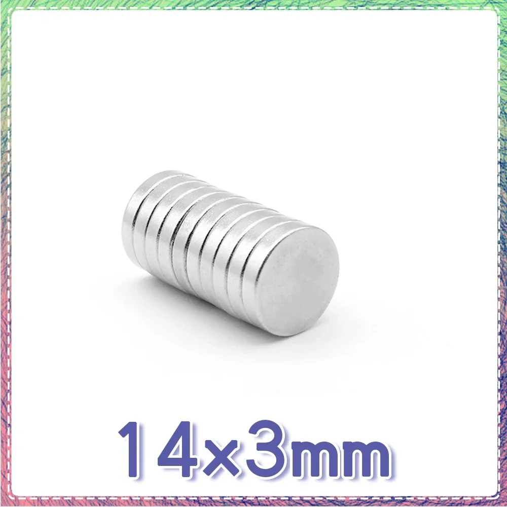 

5/10/20/50/100PCS 14x3 mm Round Rare Earth Magnet 14x3mm Neodymium Disc Magnets 14mm x 3mm Permanent Magnet Strong 14*3 mm N35