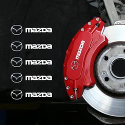 Car Goods Brake Caliper Badge Sticker Decal for Mazda CX5 CX3 CX9 CX7 CX6 6 Protege Axela RX7 MX5 CX9 Atenza Auto Accessories