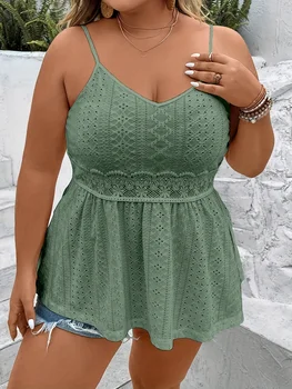 Womens Elegant V-Neck Strap Dress, Plus Size, Monochromatic, Stylish Large Size, Women's Clothing