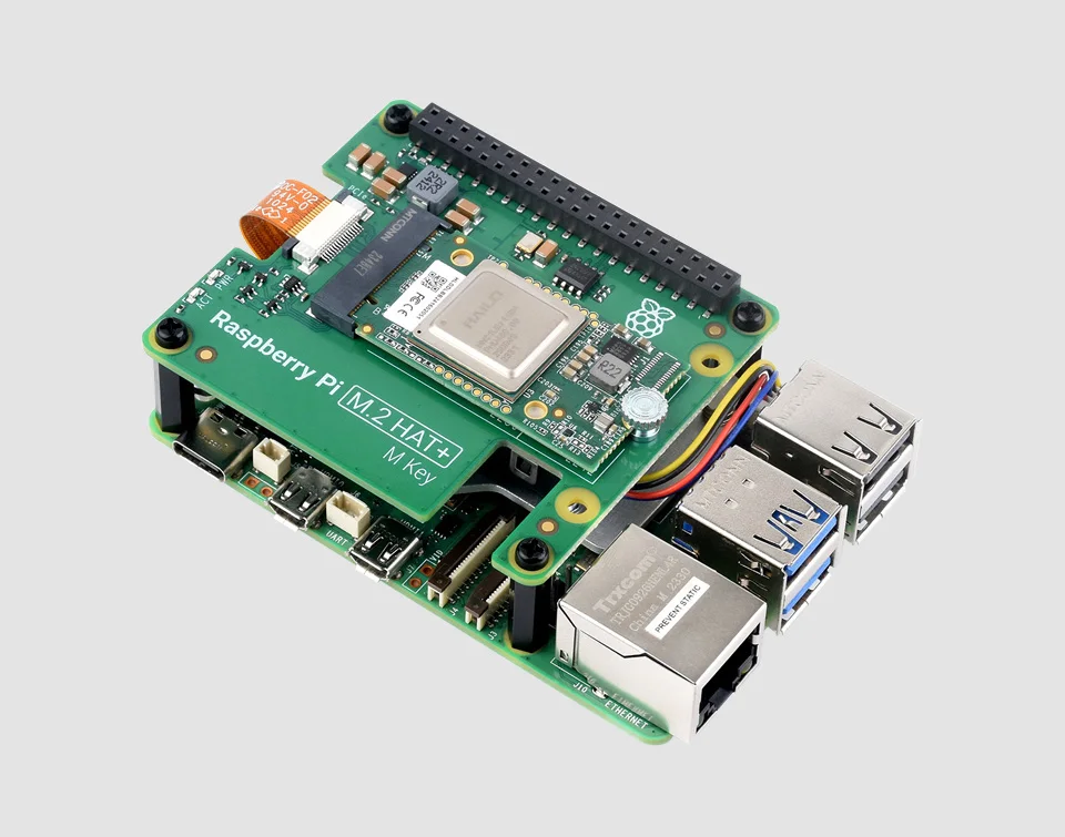 Raspberry Pi AI Kit Raspberry Pi 5 Artificial Intelligence Kit Hailo-8L Chip 13Tops Computing  Development kit