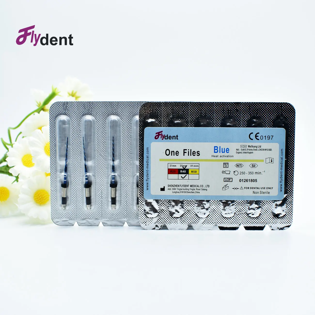 Dental Reciprocate Blue Files Dental Files Endodontic Niti Files Use For Root Canal Cleaning Dentist Tool
