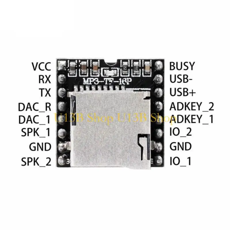 U13b 3pcs cho dfplayer mini mp3 mô -đun máy nghe