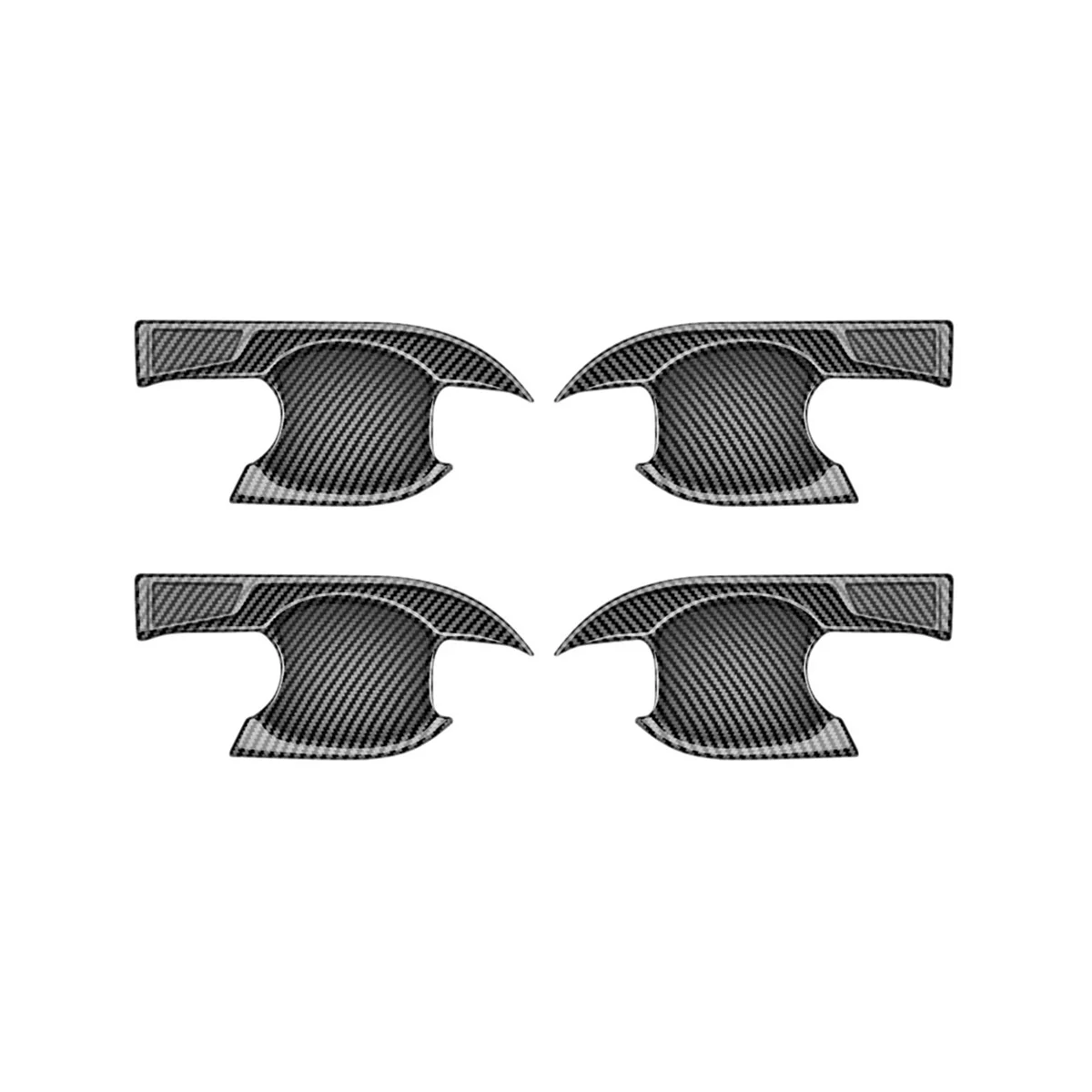 Декоративные наклейки из углеродного волокна на дверную ручку автомобиля Vinfast E34 VF-E34 2021-2023