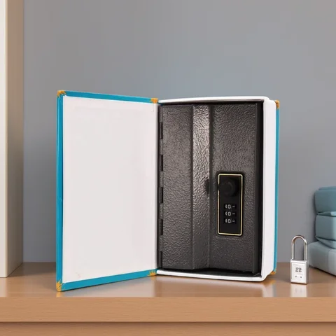 Cash Box Hidden Book Bank Secret Book for Coin Stash Security Hidden Safes Cash Money Storage Jewellery Digital Password Locker