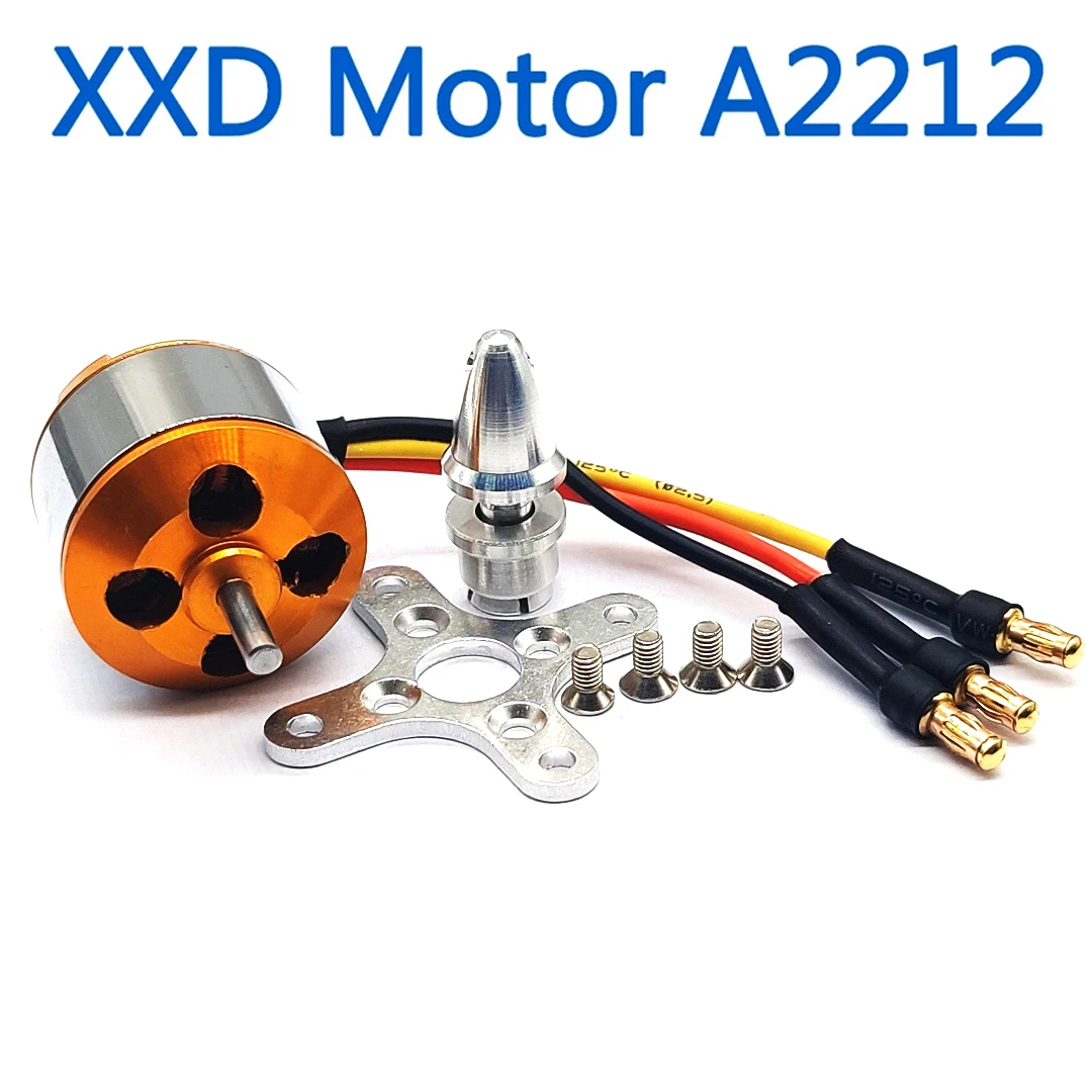 5PCS XXD A2212 2212 A2208 2208 930KV 1000KV 1400KV 2200KV 2450KV 2700KV Brushless Motor สำหรับเครื่องบิน RC Fixed-wing Drones