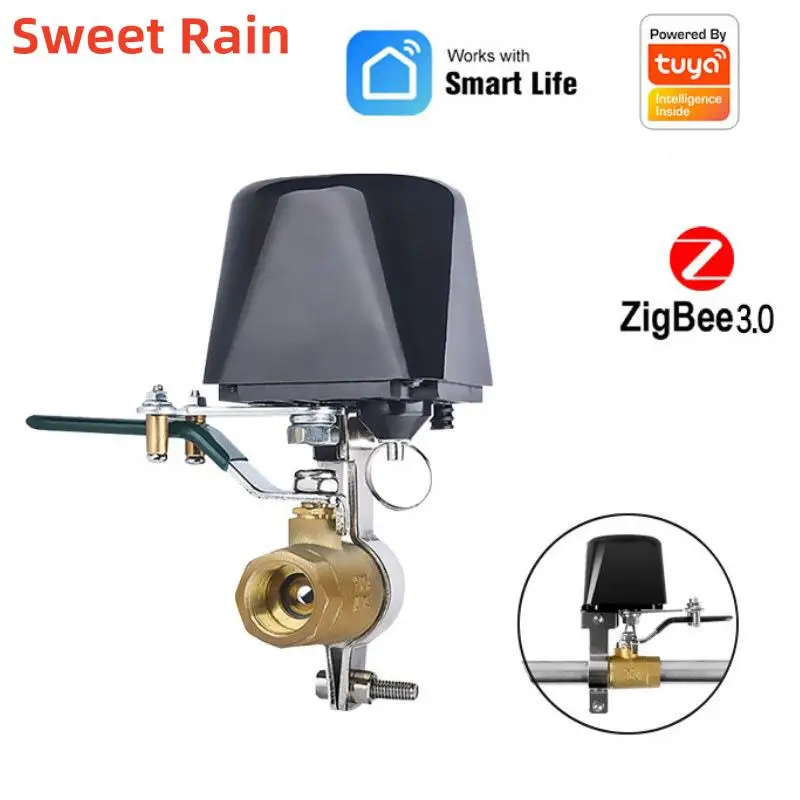 Graffiti intelligent Zigbee 3.0 water valve valve ball valve switch voice control manipulator TUYA manipulator