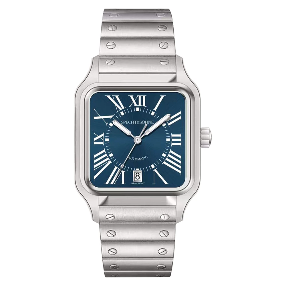 Specht & Sohne Nieuwe herenhorloges Japan Miyota 8215 Movt Mechanische horloges Roestvrij staal 50M Waterdicht Relogio Masculino