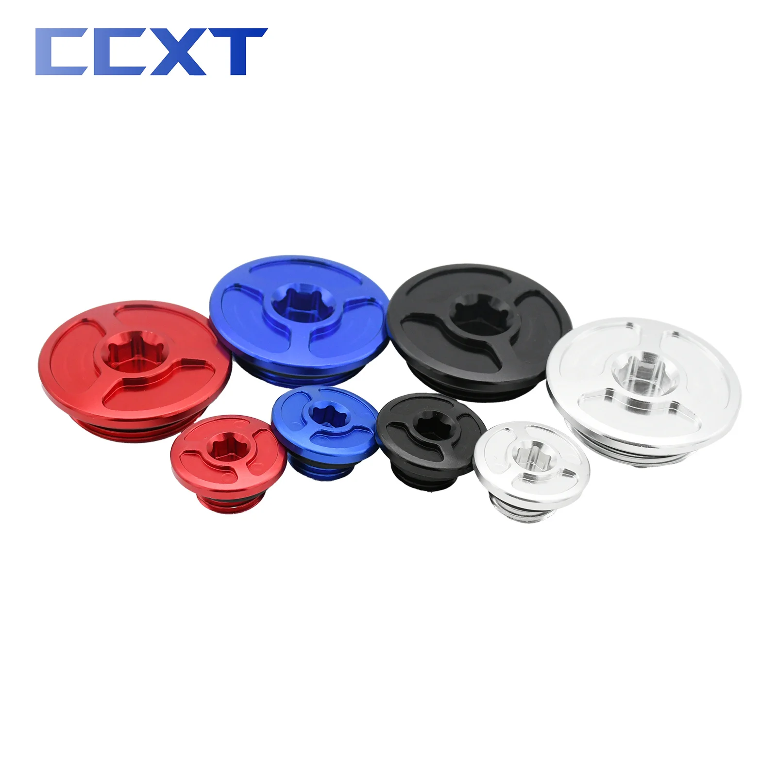 Motorcycle CNC Engine Timing Oli Filter Plugs Screw Bolts Set For Honda XR650L CRF1000L CRF250R CRF450X CRF230F CRF250L CRF450R