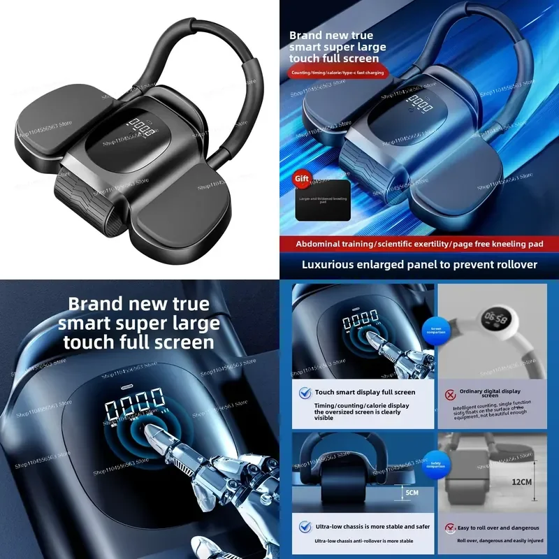Abdominal wheel, automatic rebound, rechargeable model, elbow support type, male and female abdominal curl