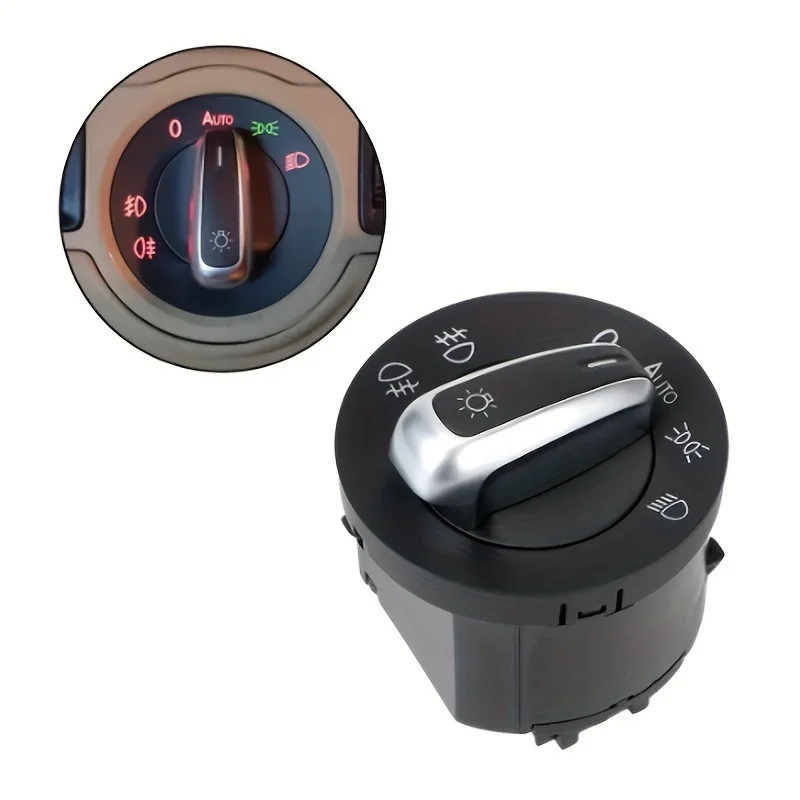 

5ND941431B Headlight Fog Light Lamp Knob Control Switch For VW Golf 5 GTI MK5 MK6 Jetta Passat Tiguan Auto Accessory