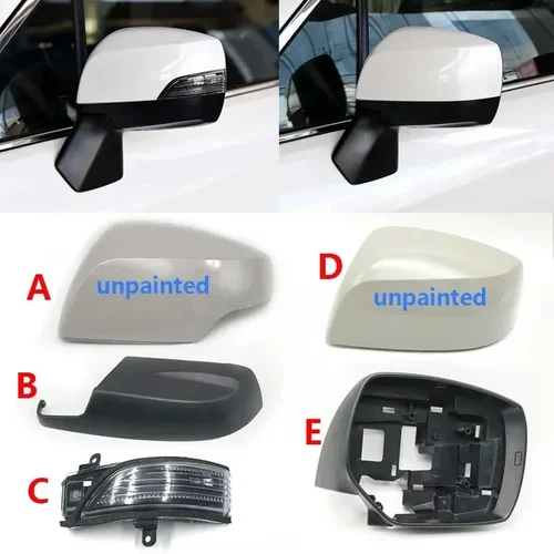 Imagen 1 del producto Para Subaru Outback 15-18 /XV 13-16/ Lagecy /Forester 14-17/Impreza WRX STI cubierta de espejo retrovisor exterior lámpara de luz de marco