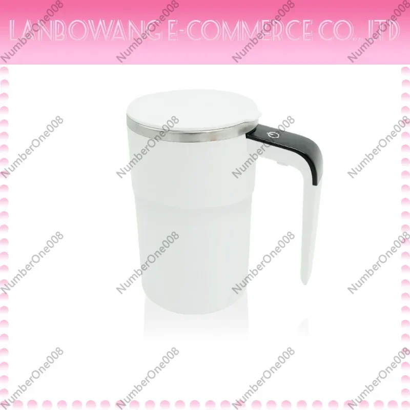 Smart Home Thermometer Magnetic Automatic Stirring Cup - Portable Coffee Mug for Protein Shakes and Powder