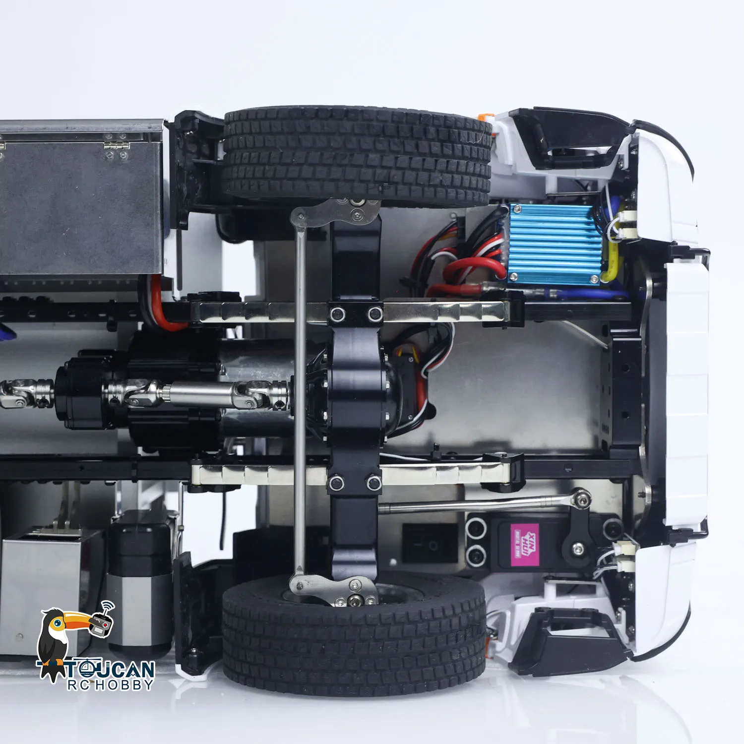 

2025 Type Toys 1/14 6x6 RTR Metal Chassis Hydraulic RC Dumper Truck Sound Light DIY Cabin TOUCAN Radio Control Car Model Vehicle