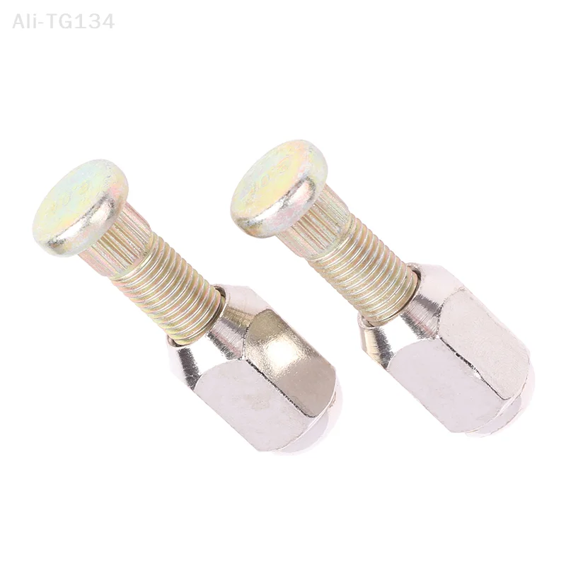 2세트 M10x1.25 10.9 강철 육각 너트 스플라인 스크류 키트 ATV 고카트 UTV 버기 쿼드 더트 바이크 모토 휠 허브 차량 액세서리